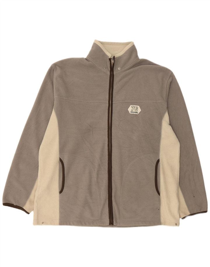 Spalding Ανδρικό σακάκι Fleece UK 42 XL Γκρι πολυεστέρας