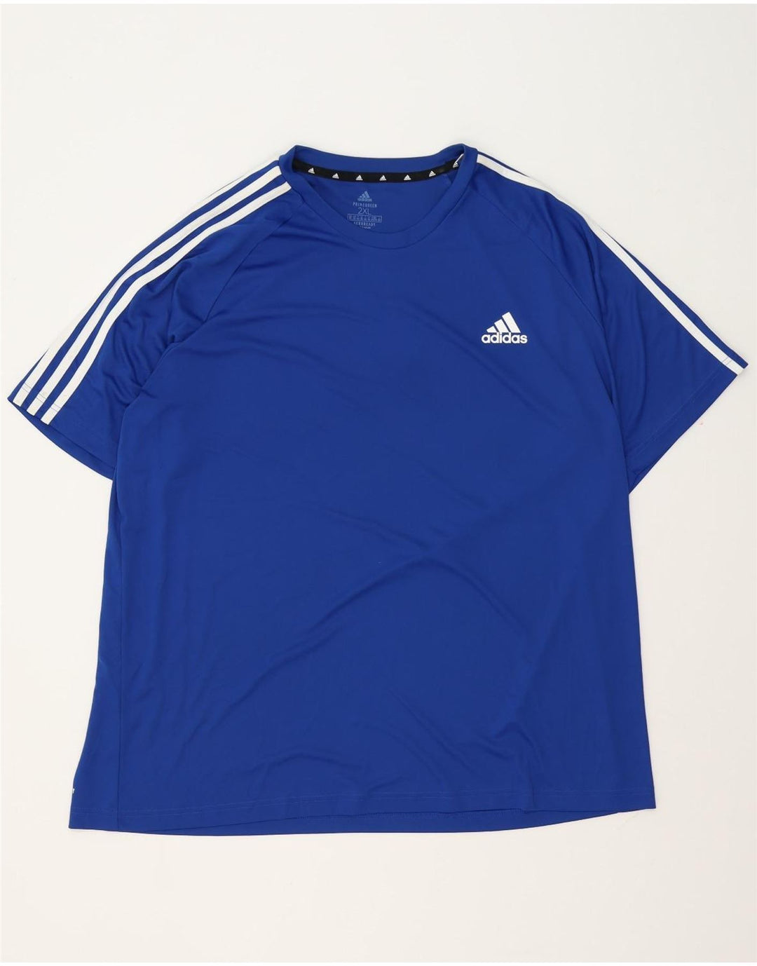 Adidas Ανδρικό T-Shirt Aeroready Top 2XL Blue Polyester