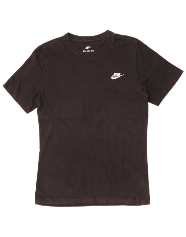 Ανδρικό μπλουζάκι Nike, μικρό μαύρο βαμβακερό