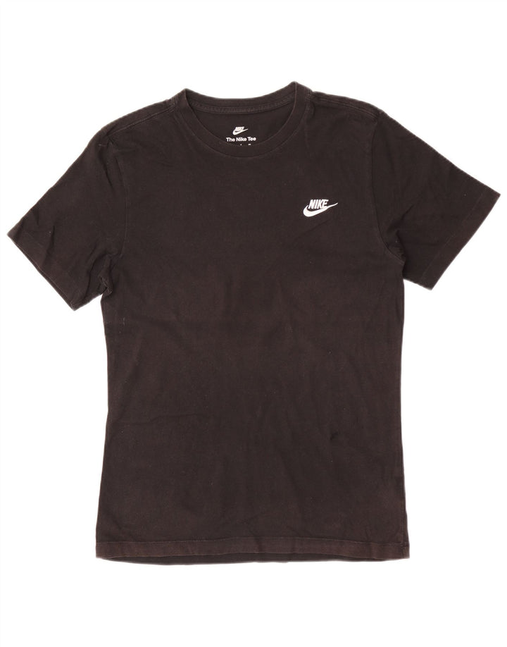 Ανδρικό μπλουζάκι Nike, μικρό μαύρο βαμβακερό