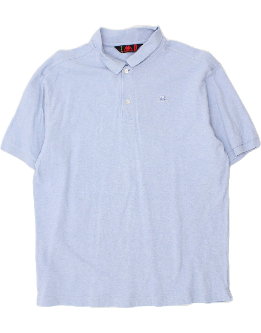 KAPPA Mens Polo Shirt Large Blue Cotton Vintage Kappa and Second-Hand Kappa from Messina Hembry 