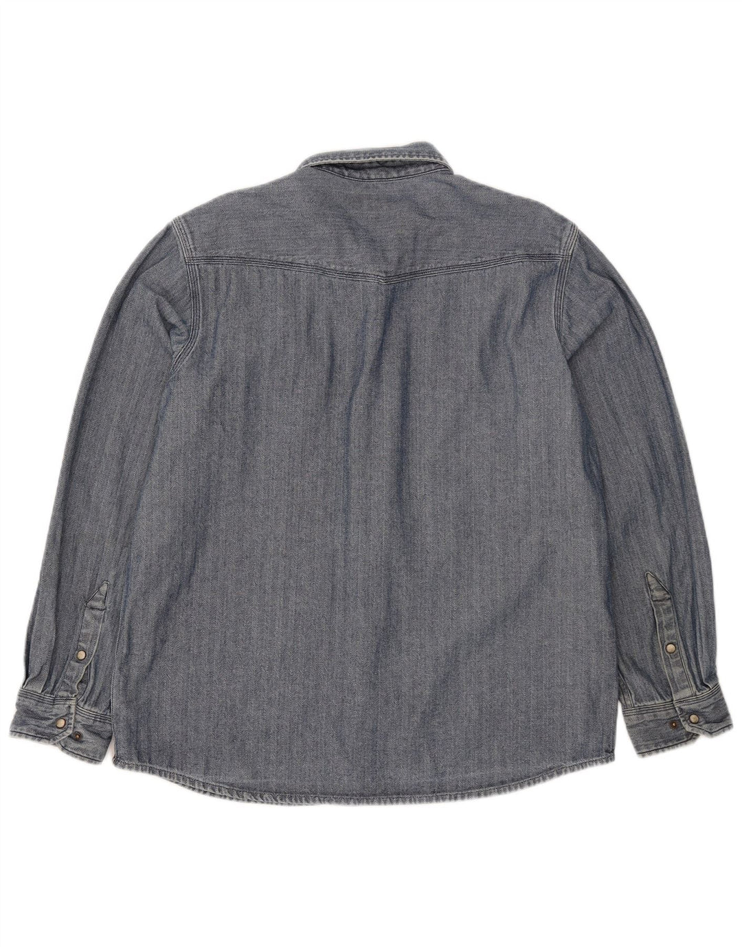 Ανδρικό πουκάμισο Carhartt Slim Fit μεγάλο μπλε βαμβακερό ψαροκόκκαλο