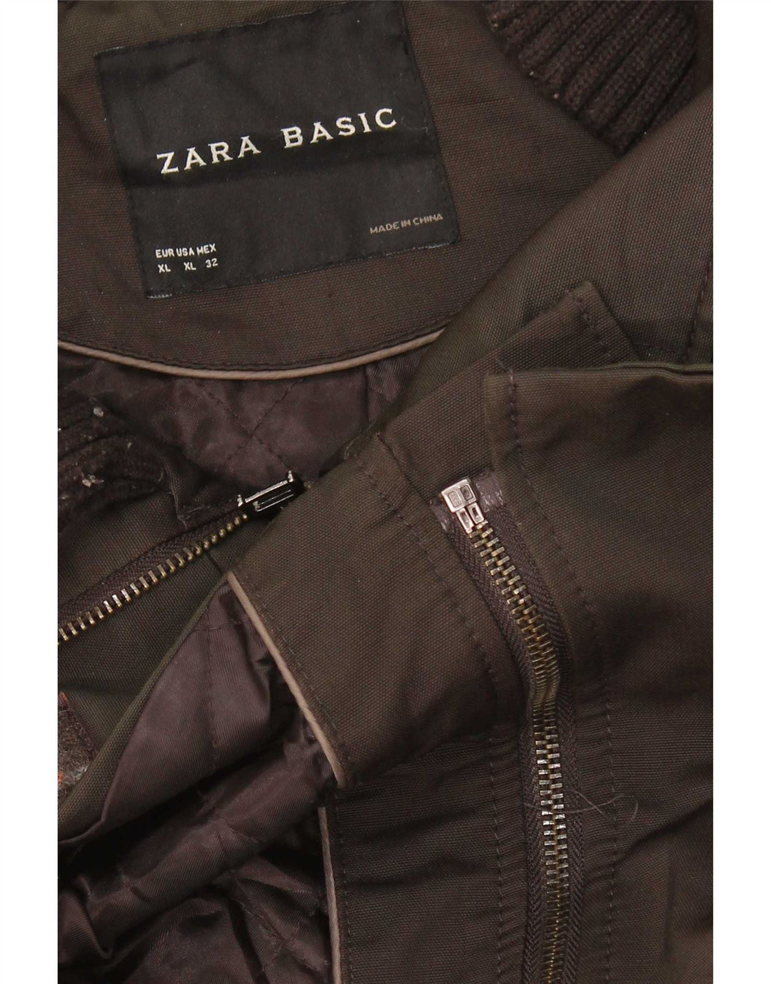 Zara Γυναικείο Μπουφάν Duffle UK 18 XL Καφέ
