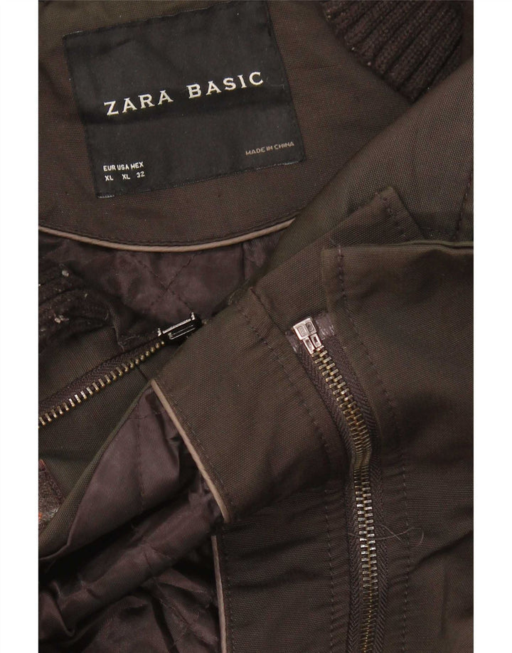 Zara Γυναικείο Μπουφάν Duffle UK 18 XL Καφέ