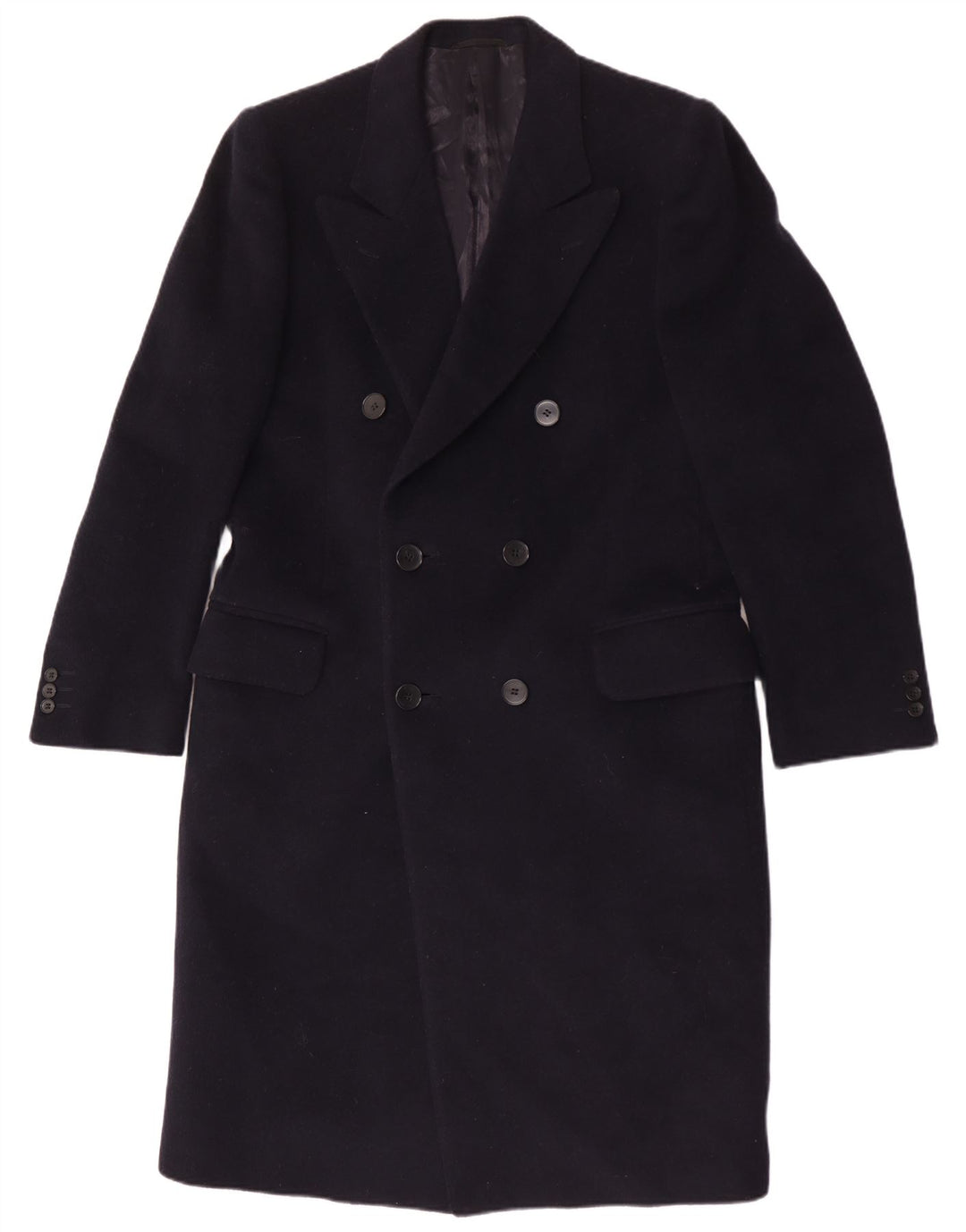 Facis Ανδρικό Μακρύ Διπλό Παλτό IT 48 Medium Navy Blue