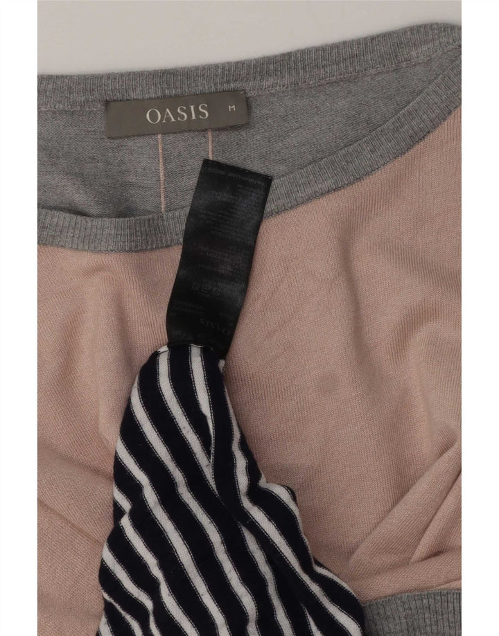 Γυναικείο πουλόβερ Oasis Boat Neck Jumper UK 14 Medium πολύχρωμο ριγέ