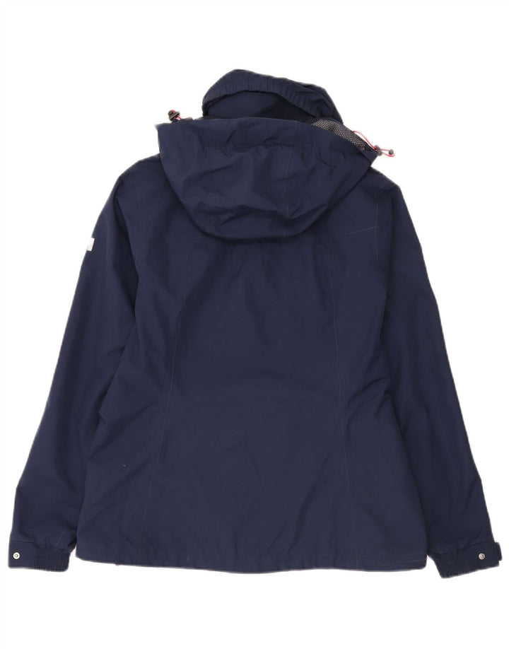 Helly Hansen Γυναικείο Μπουφάν με κουκούλα αντιανεμικό UK 14 Medium Navy Blue