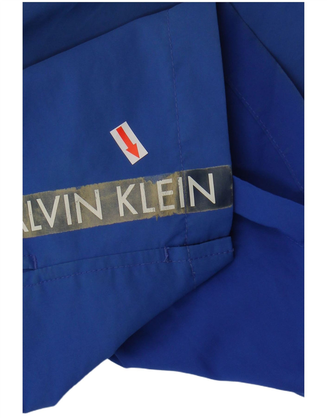 Γραφικό ανδρικό σορτς κολύμβησης Calvin Klein Μικρό μπλε πολυεστέρα