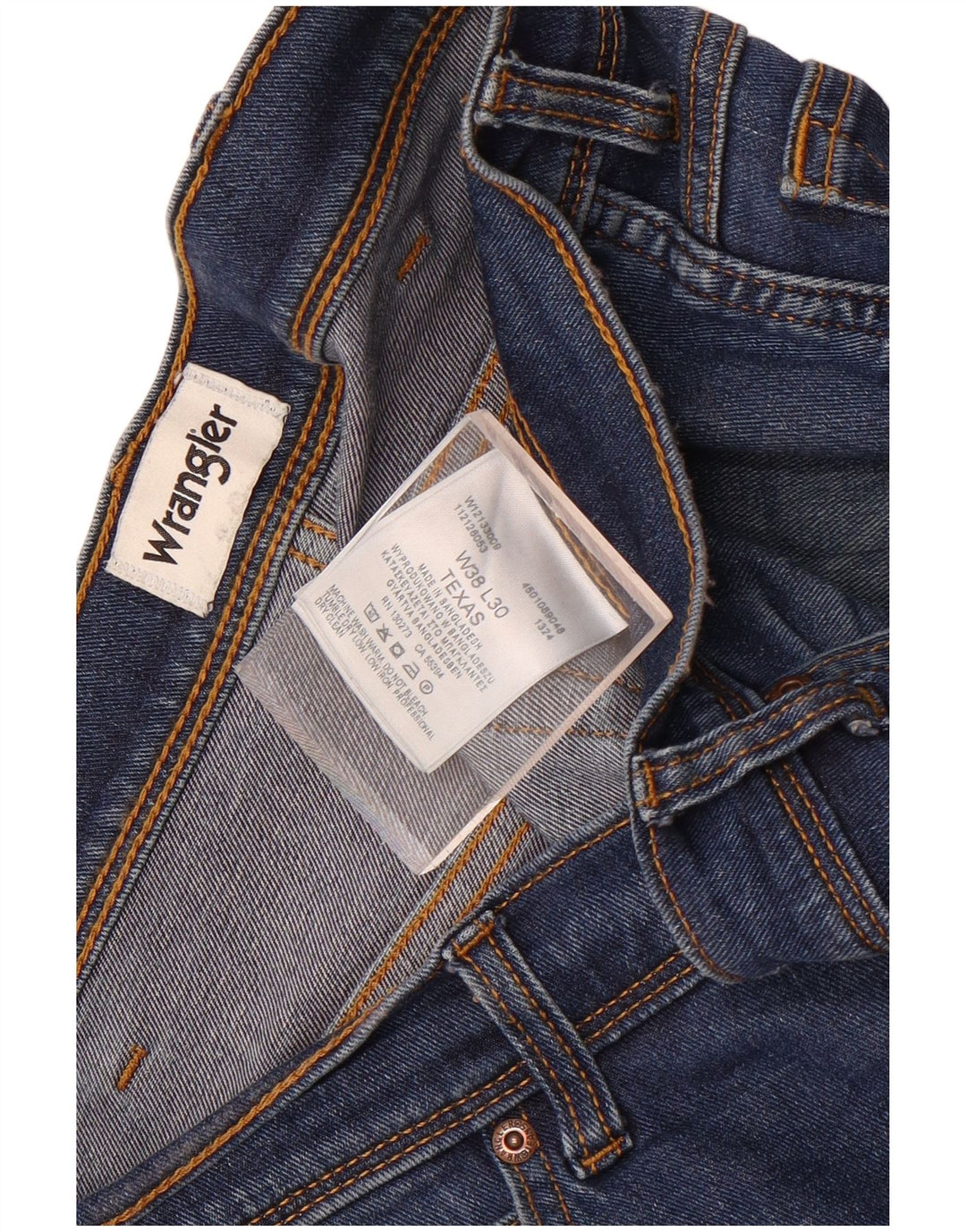 Wrangler Ανδρικό Texas Straight Jeans W38 L30 Μπλε βαμβακερό