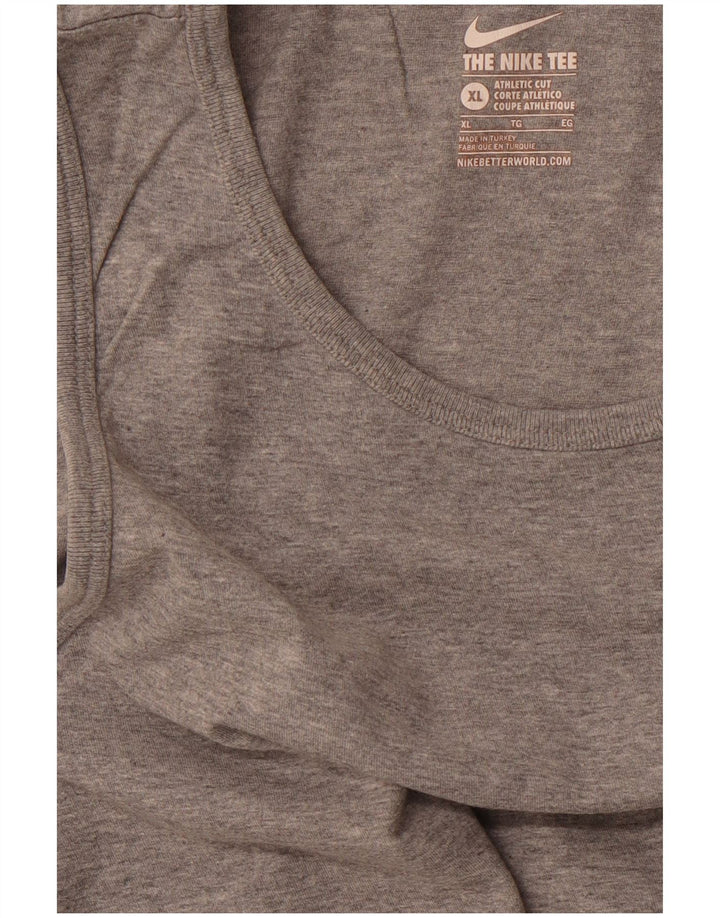 Ανδρικό αθλητικό φανελάκι NIKE XL με γκρι φλιτζάνι