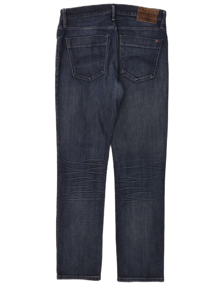 Ανδρικό τζιν ίσιο Tommy Hilfiger W32 L32 Navy Blue Cotton