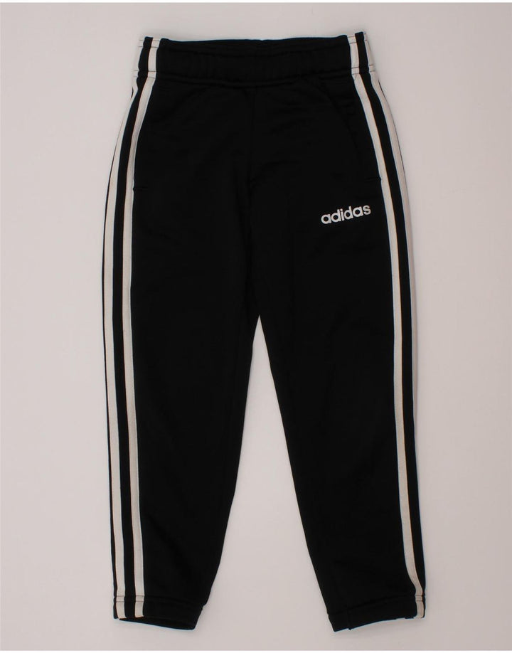 Παντελόνι αθλητικής φόρμας Adidas Boys Climalite 5-6 ετών Μαύρο Πολυεστέρα