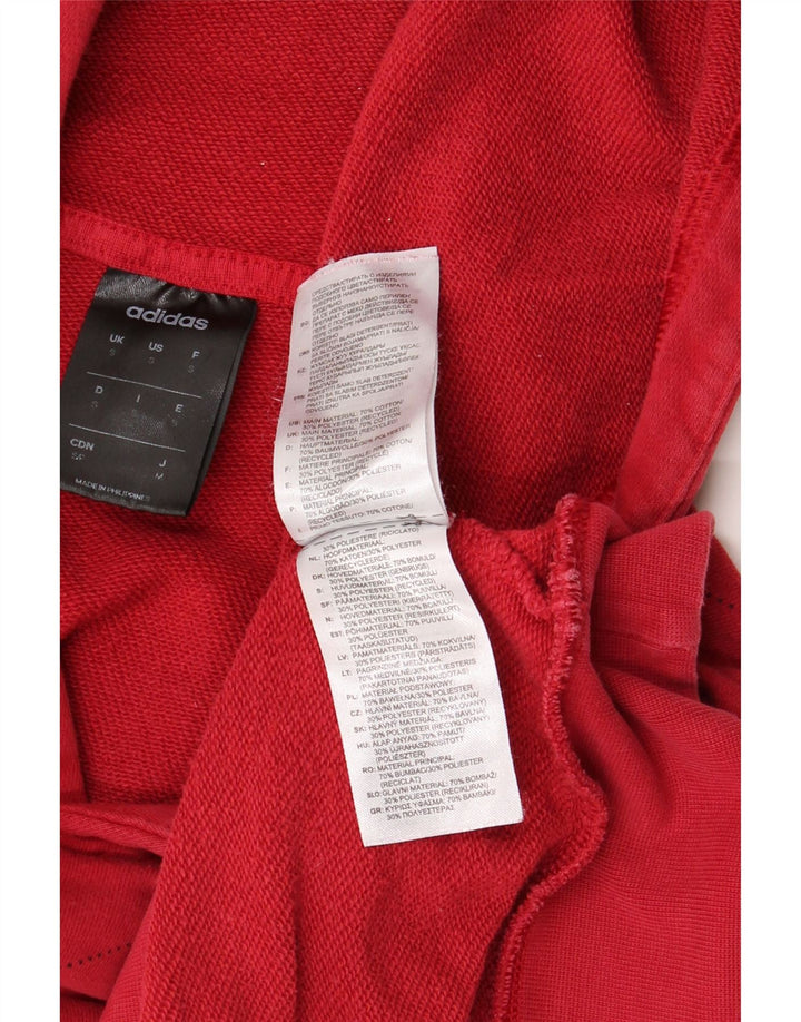 Ανδρικό γραφικό κουκούλα ADIDAS Μικρό κόκκινο βαμβακερό