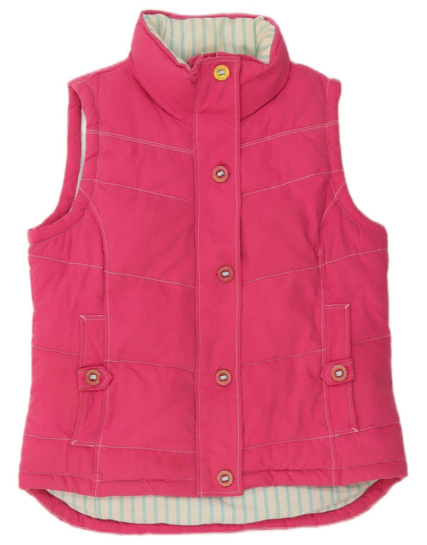 Joules Γυναικείο Gilet UK 12 Medium Pink Cotton Classic