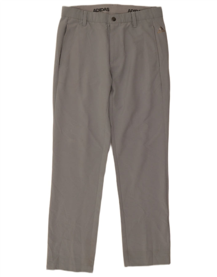 Ανδρικό ίσιο παντελόνι Chino Adidas W30 L28 Γκρι Πολυεστέρας