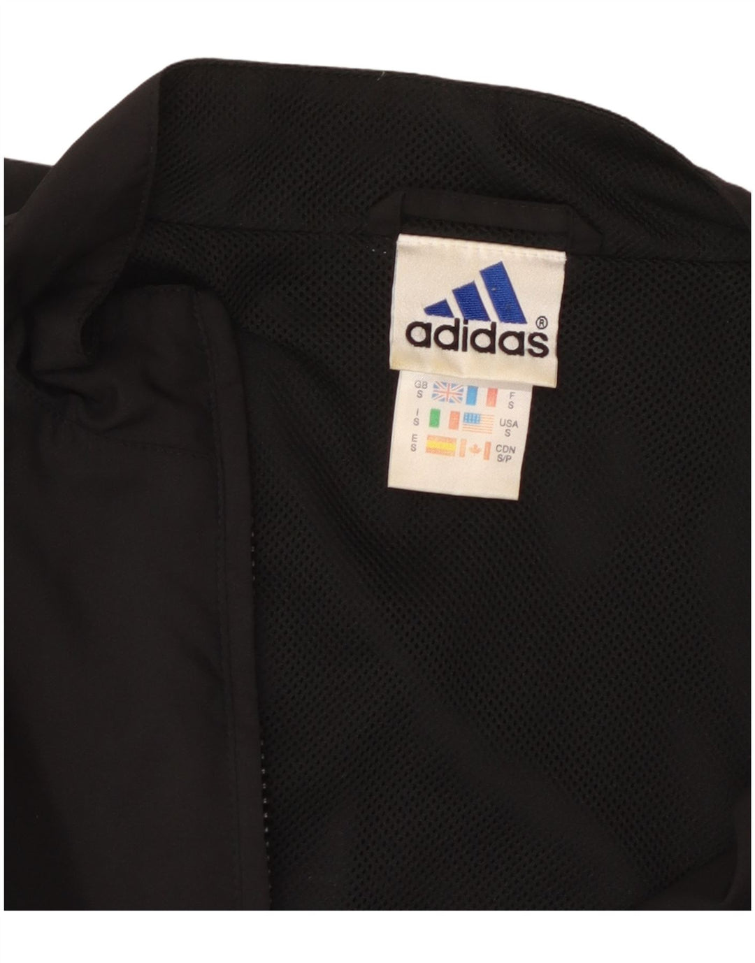 Ανδρική αθλητική φόρμα με κοντό μανίκι Adidas Top Jacket Μικρό μαύρο πολυεστέρα