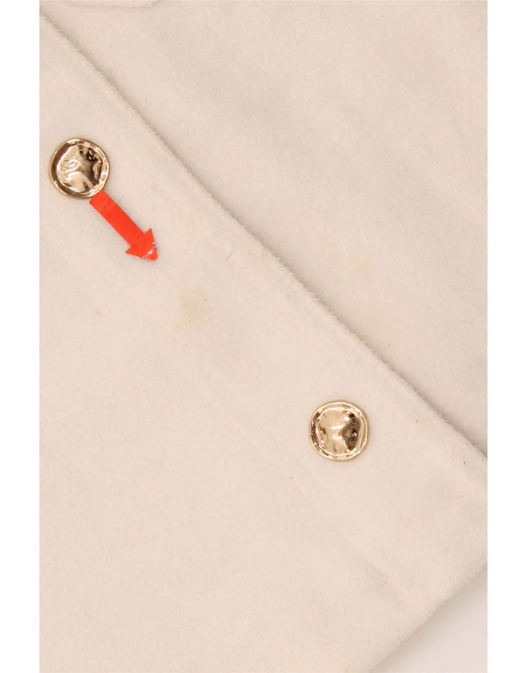 Zara Γυναικείο σακάκι blazer 4 κουμπιών UK 10 Small White Polyester