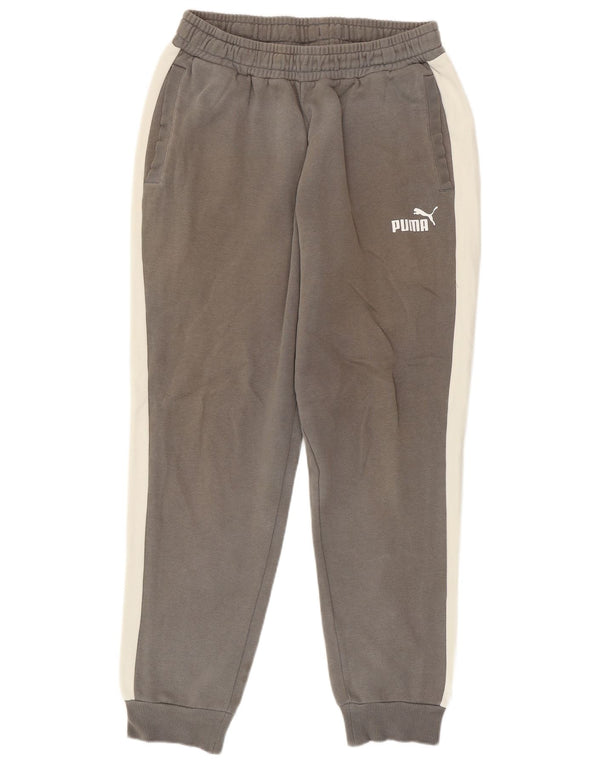 Ανδρική αθλητική φόρμα Puma Παντελόνι Joggers Μεσαίο γκρι βαμβακερό χρώμα
