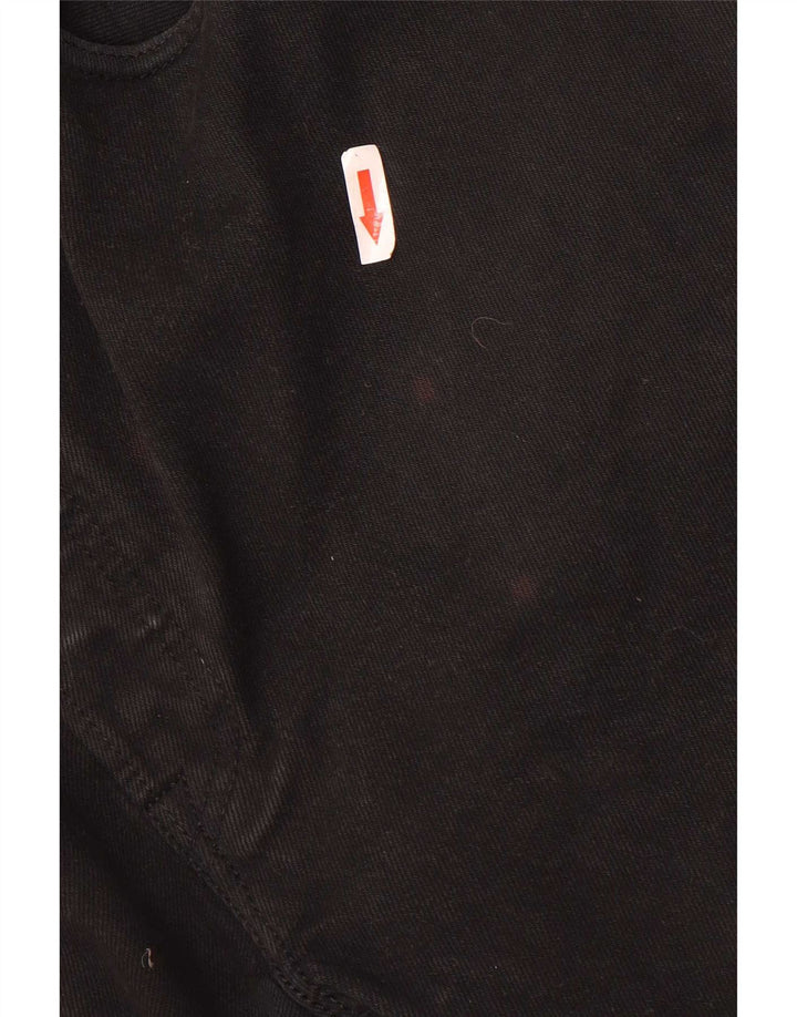 Levi's Mens 501 Straight Jeans W32 L34 Μαύρο βαμβακερό