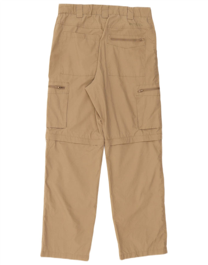 Mountain Warehouse Γυναικείο ίσιο παντελόνι Cargo W30 L30 Beige Polyester