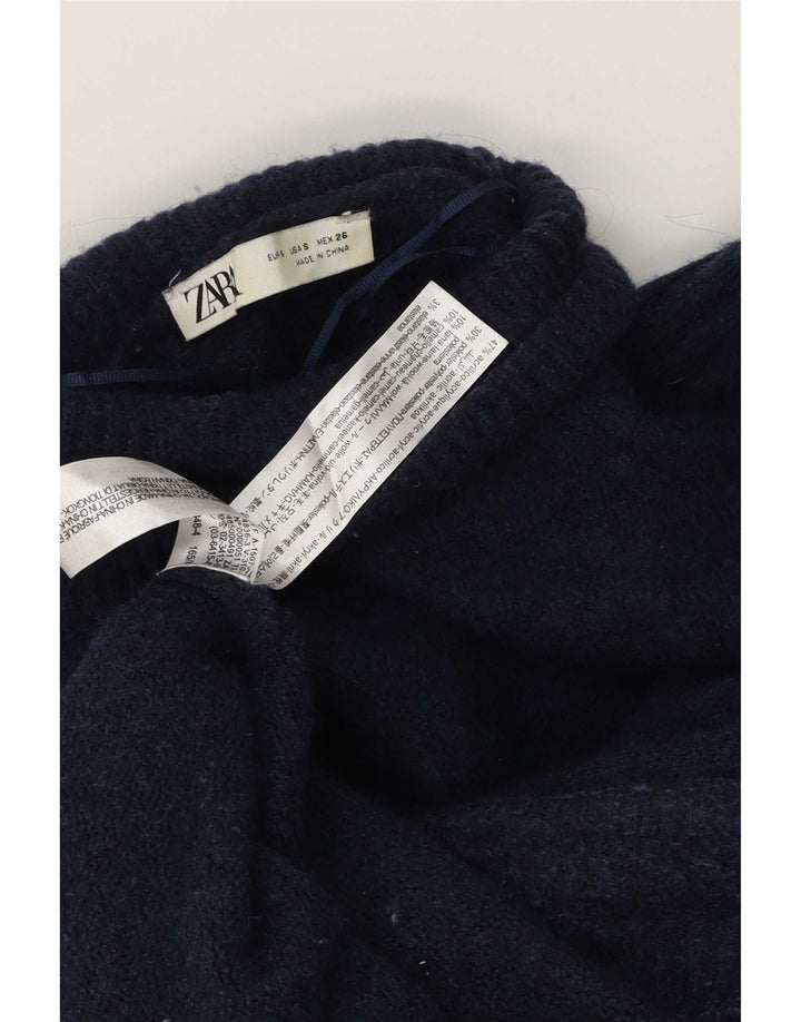 Marks & Spencer Γυναικείο πουλόβερ με ρολό λαιμόκοψη UK 10 Small Navy B