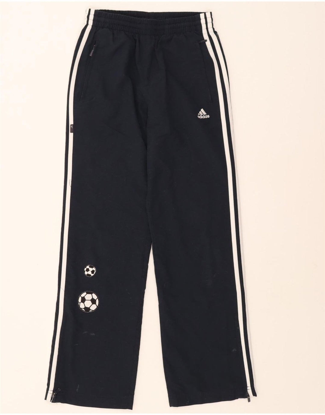 Παντελόνι φόρμας Adidas Boys 11-12 Years Navy Blue Polyester