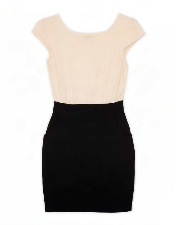 Γυναικείο φόρεμα με θήκη Karen Millen US 2 XS Black Colorblock Viscose