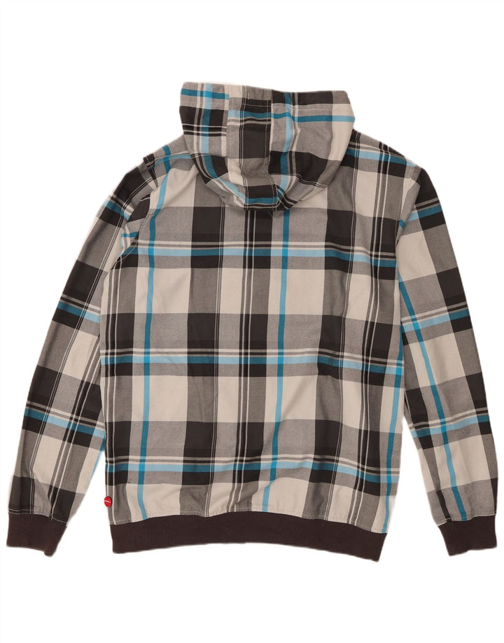 Ανδρικό μπουφάν με κουκούλα O'Neill UK 44 2XL Grey Check Polyester