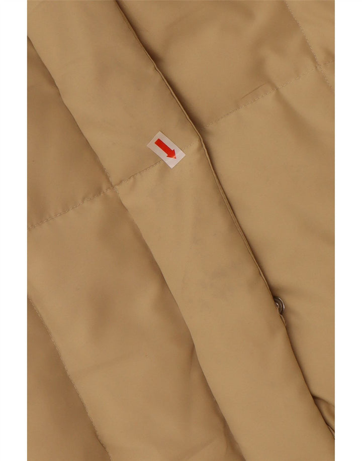 BRUGI Γυναικείο παλτό με κουκούλα με επένδυση IT 44 μεσαίο μπεζ πολυεστέρας