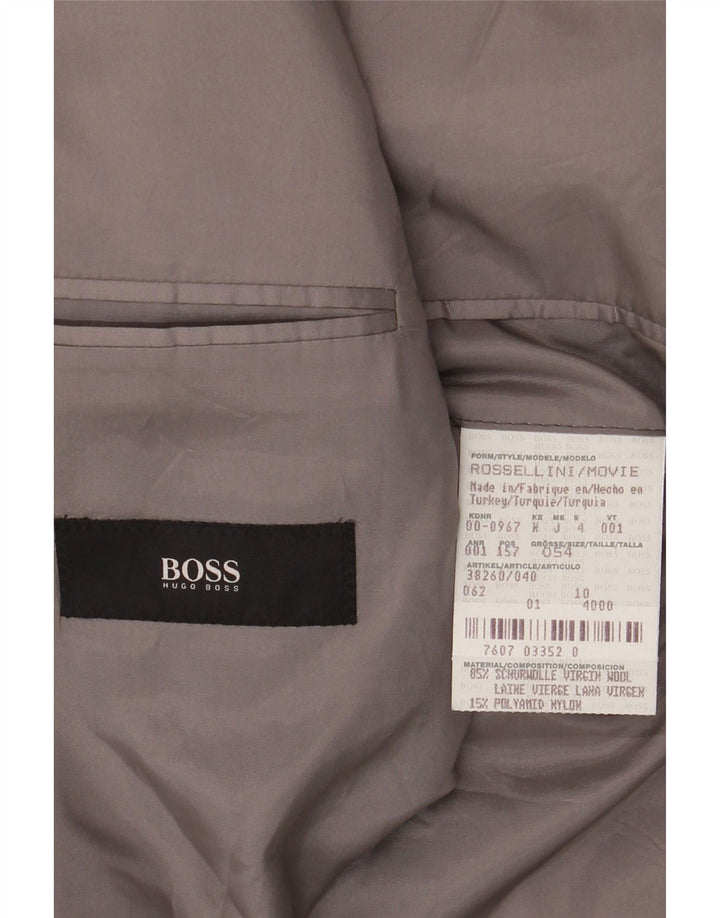 HUGO BOSS Ανδρικό μπουφάν σακάκι με 3 κουμπιά EU 54 2XL Μαύρη ρίγα