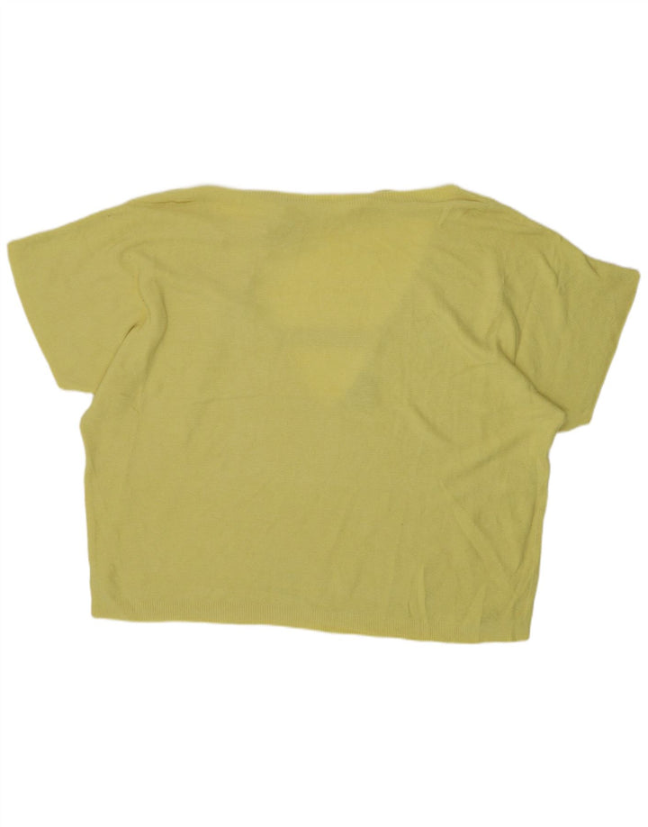 Γυναικεία μπλούζα Oasis Oversized Top UK 16 Large Yellow Acrylic