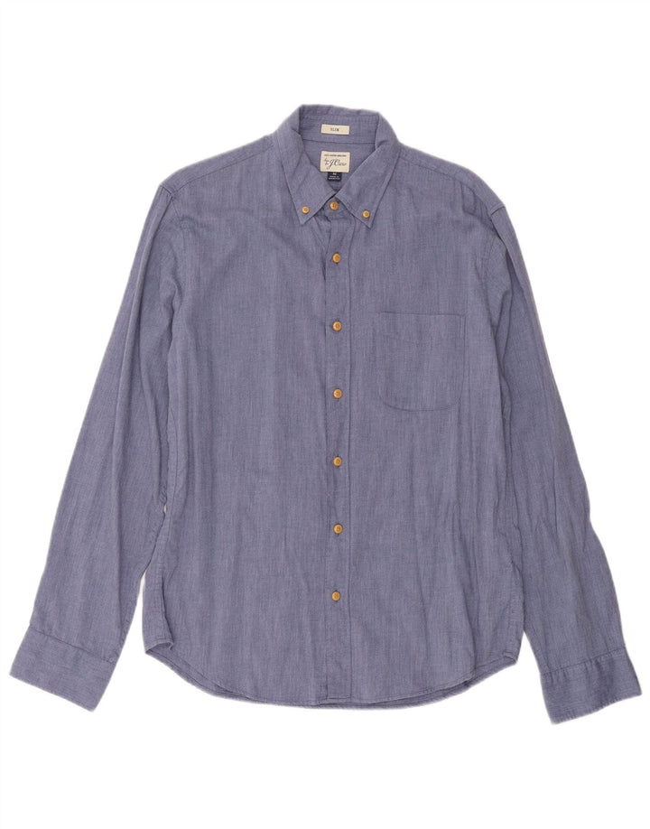Ανδρικό πουκάμισο J. CREW Slim Fit Medium Blue Cotton