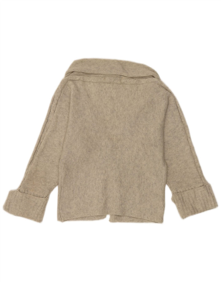 Zara Γυναικείο Bolero Jumper UK 12 Medium Grey Flecked