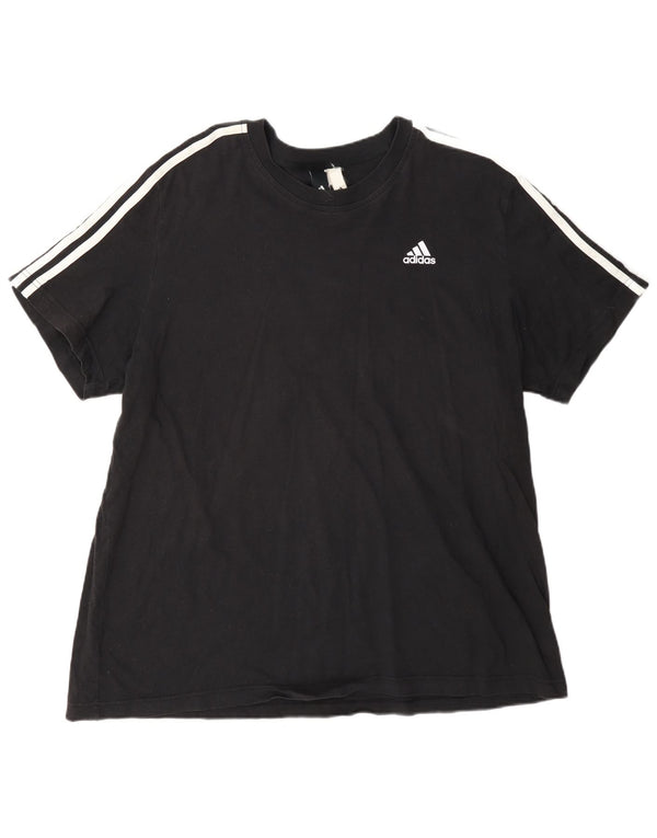 Ανδρικό T-Shirt Adidas Top 2XL Μαύρο βαμβακερό