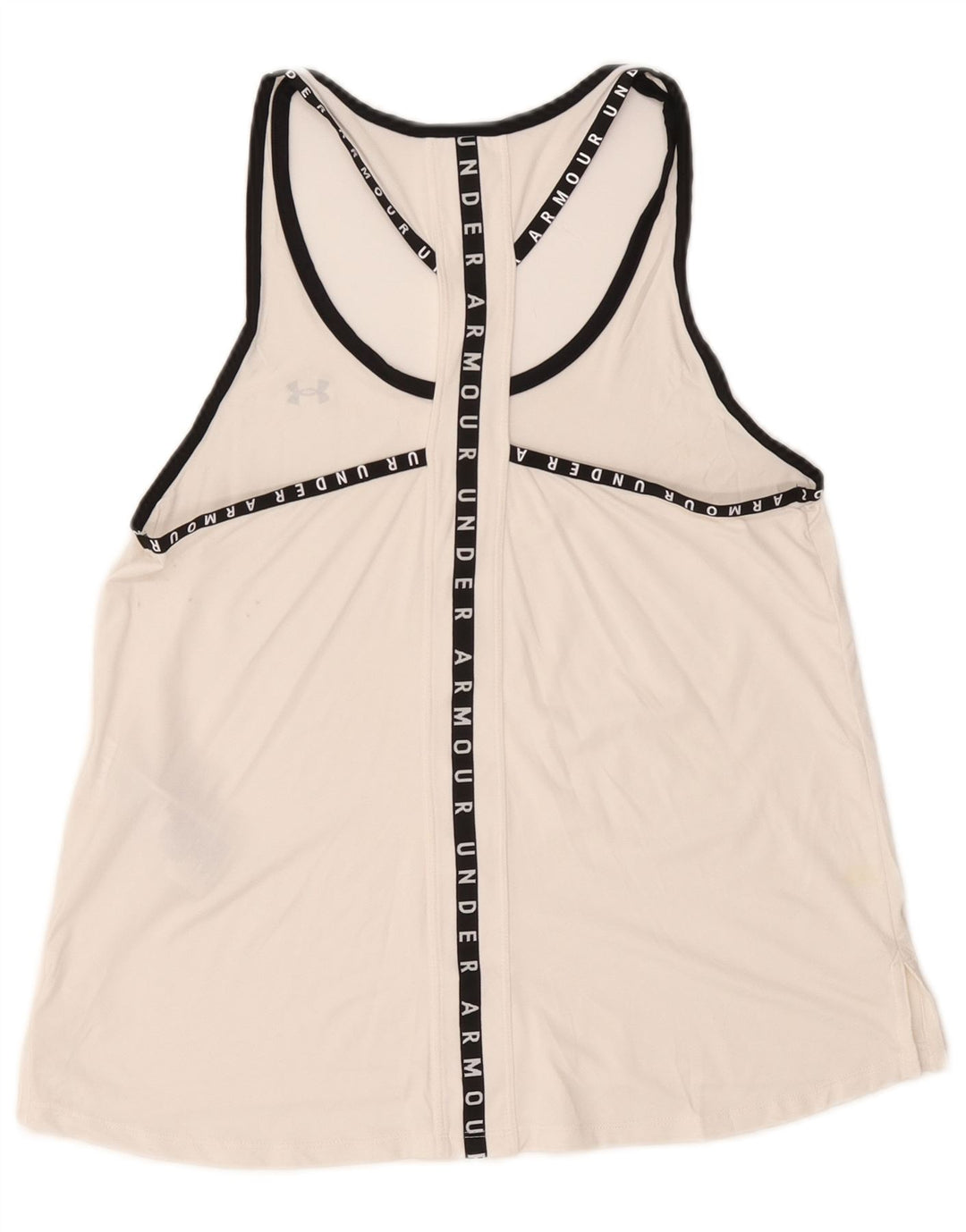 Under Armour Γυναικείο Γραφικό Γιλέκο Heat Gear Top UK 12 μεσαίο λευκό πολυεστέρας