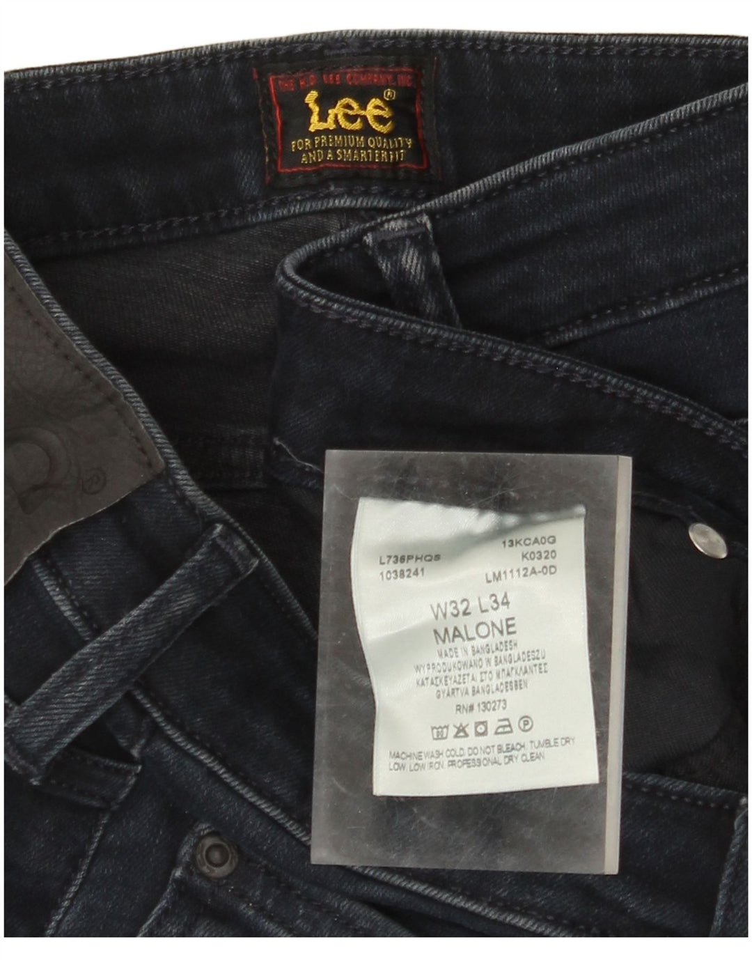Ανδρικό Skinny Jeans LEE Malone W32 L34 Navy Blue Cotton