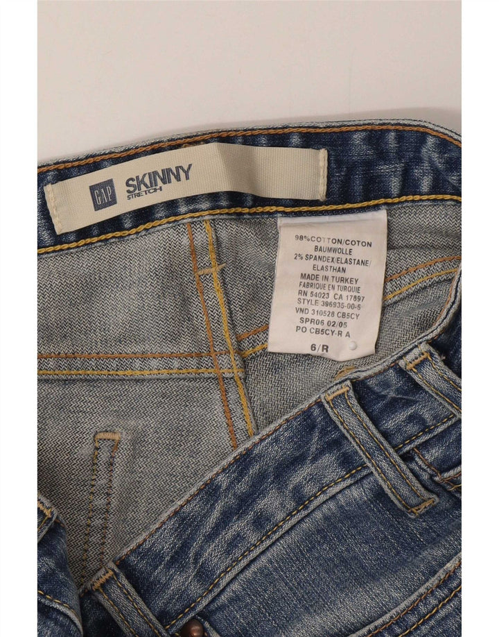 Gap Γυναικείο Skinny Jeans US 6 Medium W30 L33 Μπλε βαμβακερό