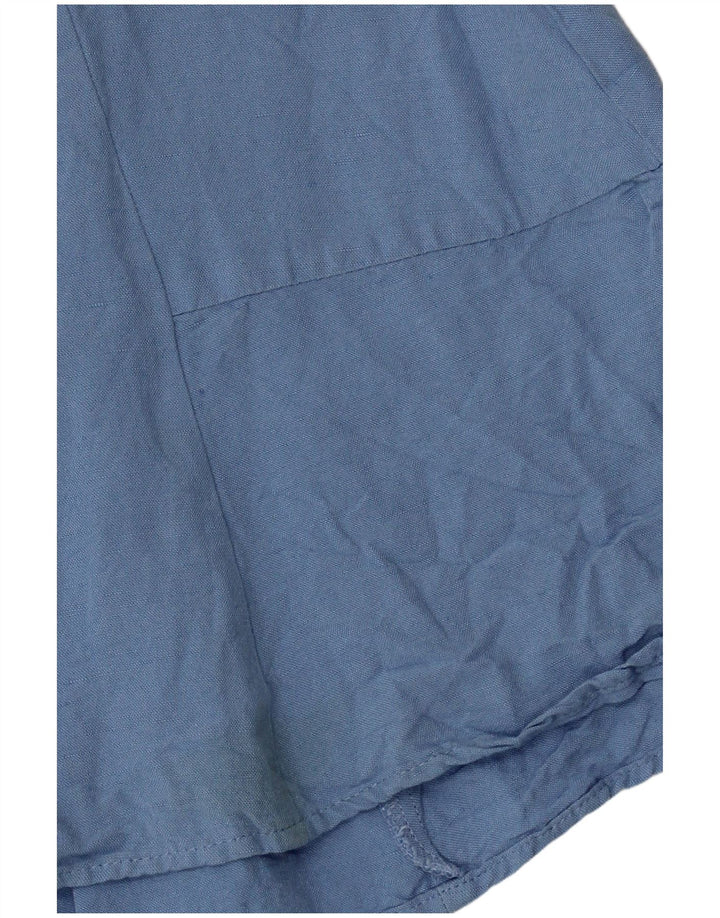 Zara Γυναικείο Playsuit UK 12 Medium Blue Viscose