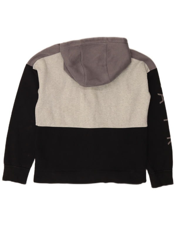 Πουλόβερ NIKE Boys Air Graphic με κουκούλα 13-14 ετών XL μαύρο χρώμα