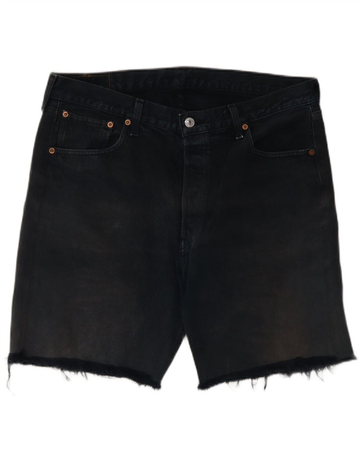 Ανδρικό τζιν σορτς LEVI'S 501 W34 μεγάλο μπλε βαμβακερό