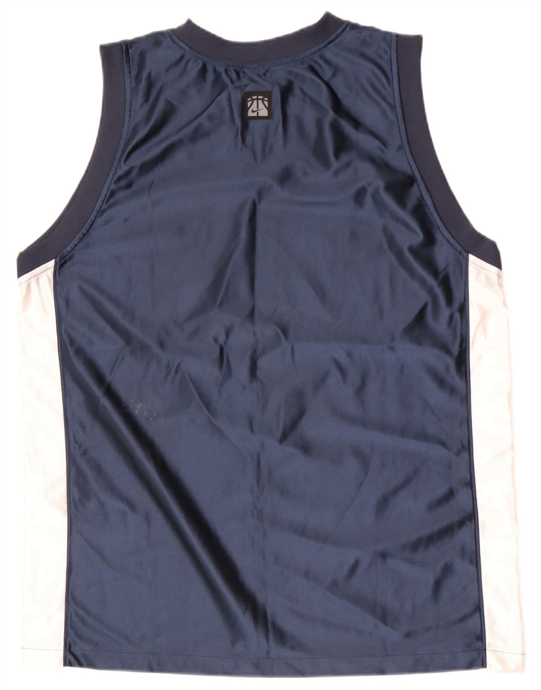 Ανδρικό γιλέκο NIKE τοπ UK 39/41 Medium Navy Blue Colorblock Πολυεστέρας