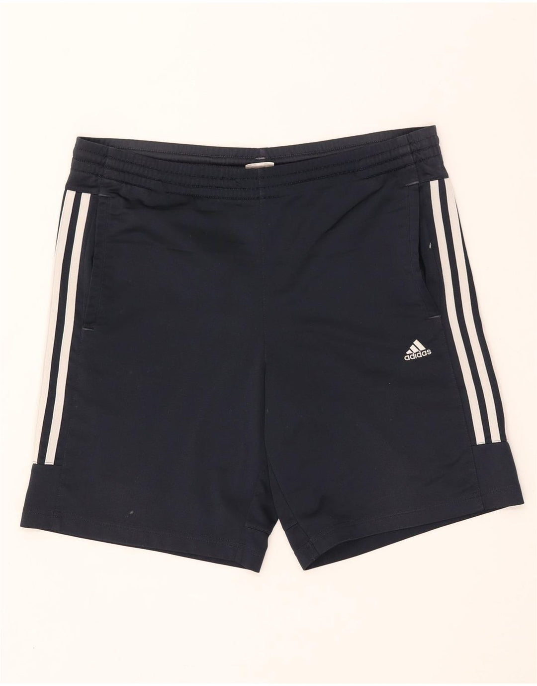 Ανδρικό αθλητικό σορτς Adidas από μεσαίο μπλε ναυτικό πολυεστέρα