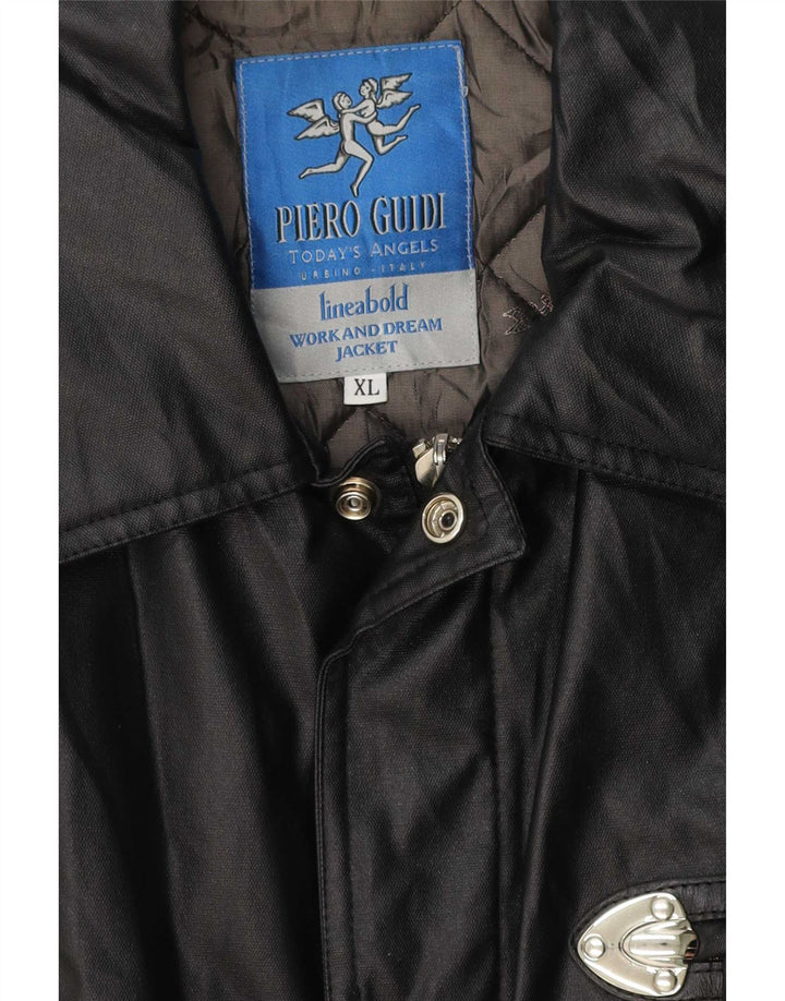 Ανδρικό Utility Jacket Piero Guidi UK 42 XL Μαύρο