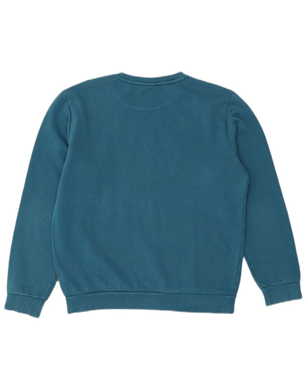 Ανδρικό γραφικό φούτερ Puma Jumper Μεσαίο μπλε βαμβακερό