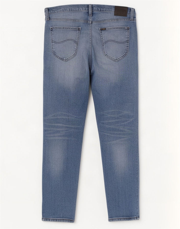 Lee Mens Daren Straight Jeans W34 L34 Blue Cotton