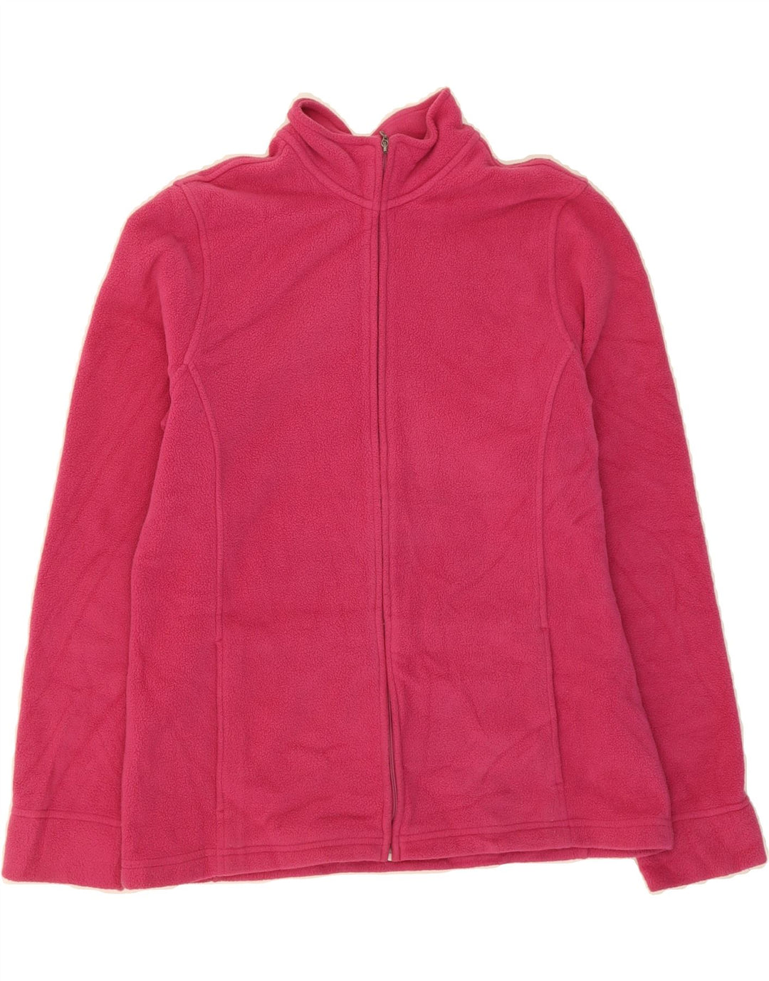 L.L.BEAN Womens Fleece Jacket UK 14 Medium Pink Polyester Vintage L.L.Bean and Second-Hand L.L.Bean from Messina Hembry 