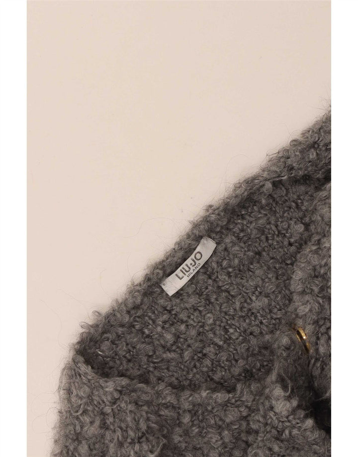 Liu Jo Γυναικείο Πλεκτό Πανωφόρι UK 8 Small Grey