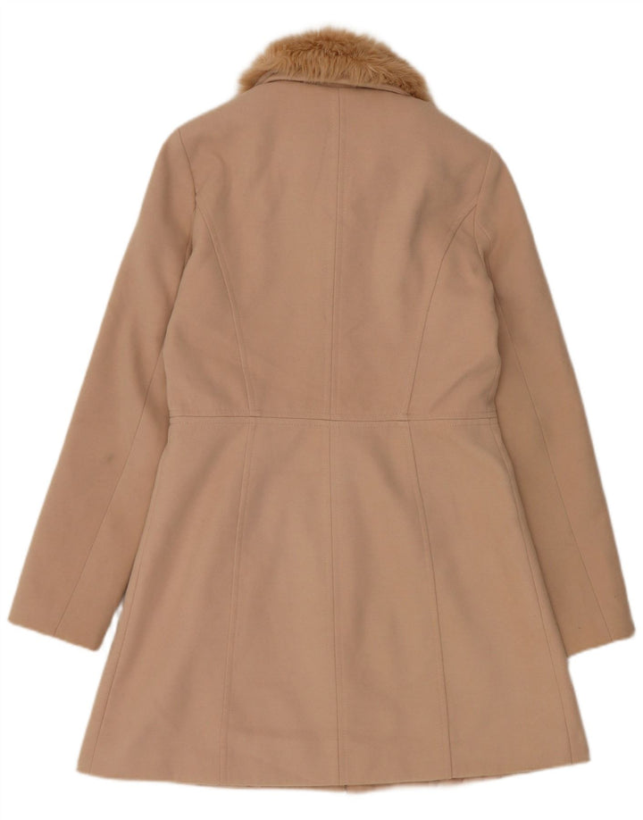 Γυναικείο παλτό Oasis UK 10 Small Beige Polyester