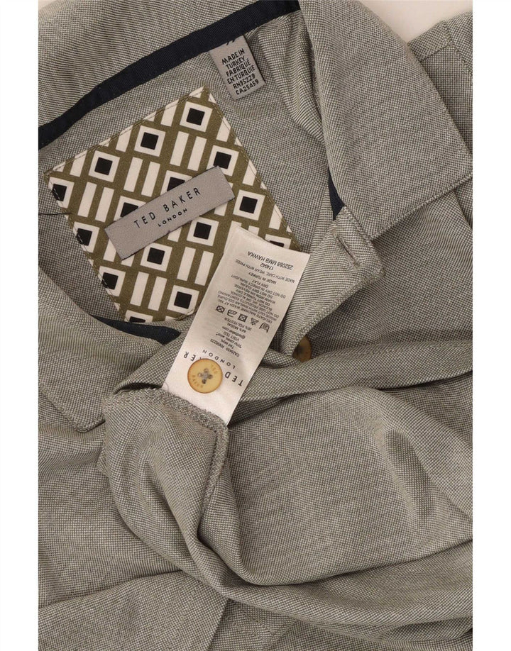 Ted Baker Ανδρικό πουκάμισο Polo Small Grey Modal