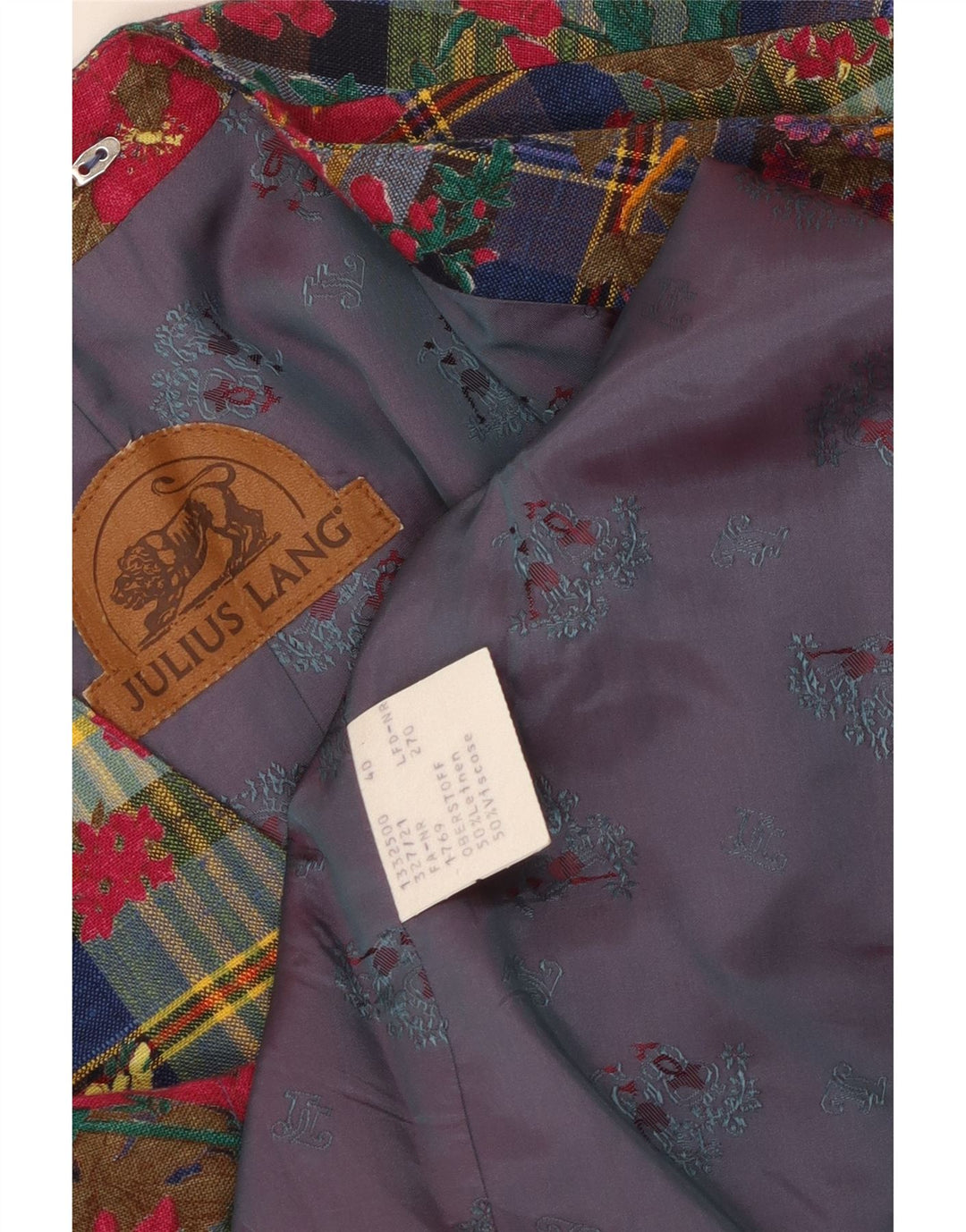 JULIUS LANG Γυναικείο τζάκετ σακάκι με 4 κουμπιά EU 40 Μεσαίο Πολύχρωμο